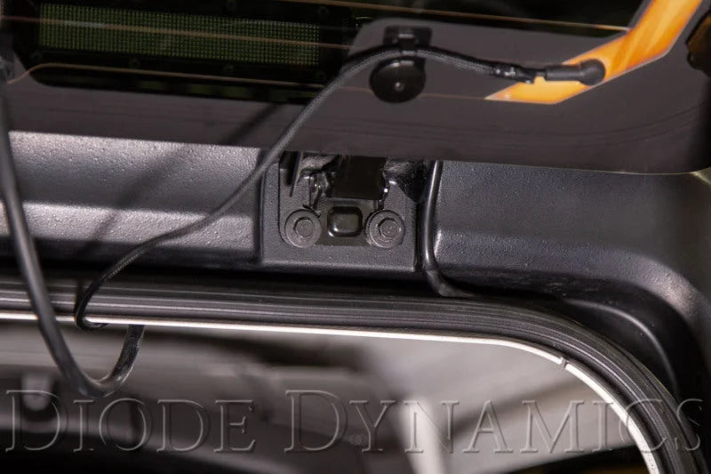 Diode Dynamics 18-21 Jeep JL Wrangler SS30 Rear Hardtop Bracket Kit - White Flood - Additional View 5