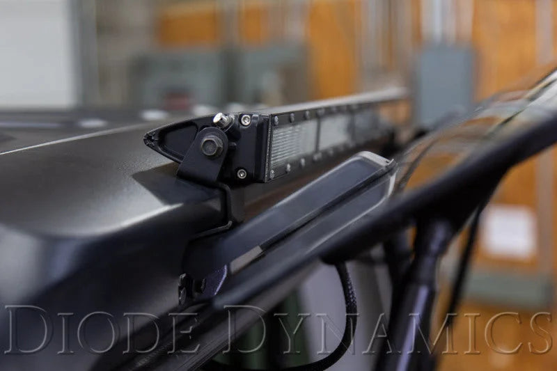 Diode Dynamics 18-21 Jeep JL Wrangler SS30 Rear Hardtop Bracket Kit - White Flood - Additional View 6
