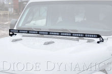 Load image into Gallery viewer, Diode Dynamics 18-21 Jeep JL Wrangler/Gladiator Hood Bracket Kit - Installation View