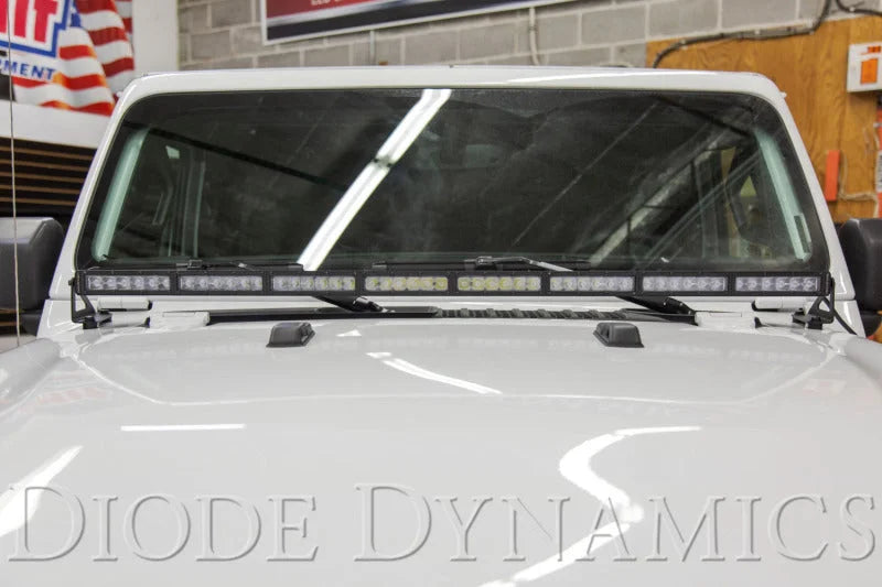 Diode Dynamics 18-21 Jeep JL Wrangler/Gladiator Hood Bracket Kit - Additional View 7