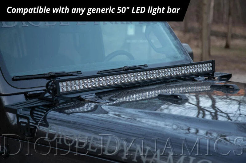 Diode Dynamics 18-21 Jeep JL Wrangler/Gladiator Hood Bracket Kit - Additional View 8