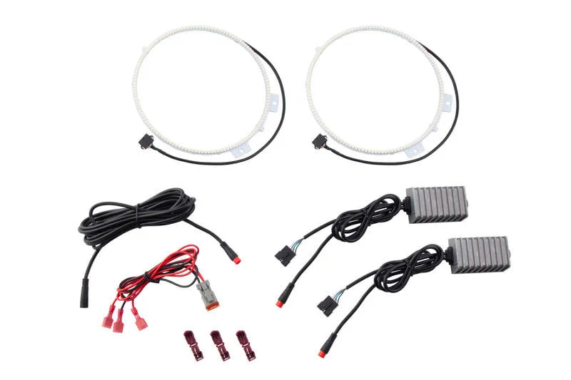 Diode Dynamics 18-21 Jeep JL Wrangler/Gladiator RGBW HD LED Halos - Main Product View