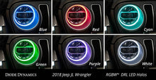 Load image into Gallery viewer, Diode Dynamics 18-21 Jeep JL Wrangler/Gladiator RGBW HD LED Halos - Additional View 5