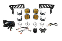 Load image into Gallery viewer, Diode Dynamics 18-21 Jeep JL Wrangler/Gladiator SS3 Cowl LED Bracket Kit - Yellow Sport - Main Product View
