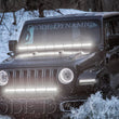 Load image into Gallery viewer, Diode Dynamics 18-21 Jeep JL Wrangler/Gladiator SS30 Bumper Bracket Kit - Amber Combo Dual - Back View