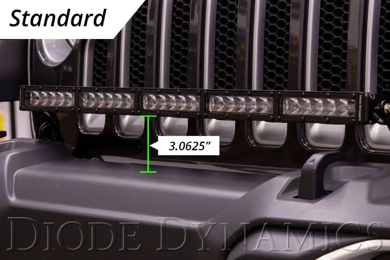 Diode Dynamics 18-21 Jeep JL Wrangler/Gladiator SS30 Bumper Bracket Kit - White Driving Dual - Additional View 8