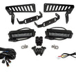 Load image into Gallery viewer, Diode Dynamics 18-21 Jeep JL Wrangler/Gladiator SS6 Cowl LED Bracket Kit - White Driving - Main Product View