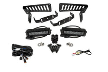 Load image into Gallery viewer, Diode Dynamics 18-21 Jeep JL Wrangler/Gladiator SS6 Cowl LED Bracket Kit - White Driving - Main Product View