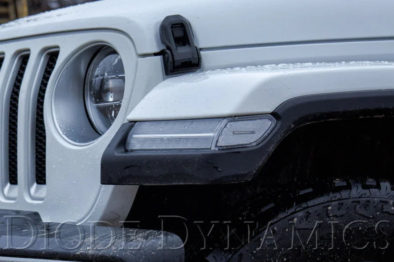 Diode Dynamics 18-21 Jeep JL Wrangler/Gladiator Sidemarkers - Amber (set) - Additional View 9