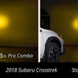 Load image into Gallery viewer, Diode Dynamics 18-21 Subaru Crosstrek Stage Series 2in LED Ditch Light Kit - Sport Yellow Combo - Installation View
