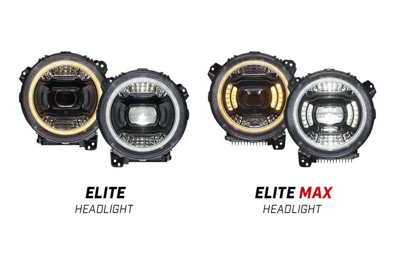 Diode Dynamics 18-23 Jeep JL Wrangler Elite LED Headlamps - Additional View 6