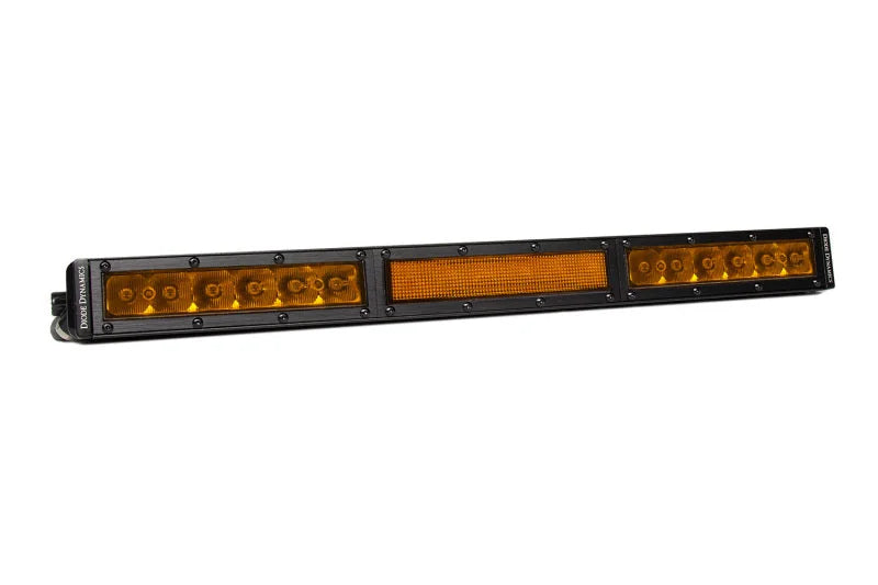 Diode Dynamics 18 In LED Light Bar Single Row Straight - Amber Combo Each Stage Series - Main Product View