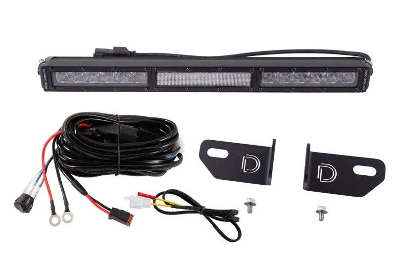 Diode Dynamics 19-21 Ford Ranger SS18 Bracket Kit - Installation View