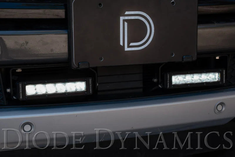 Diode Dynamics 19-21 Ford Ranger SS18 LED Lightbar Kit - White Combo - Back View