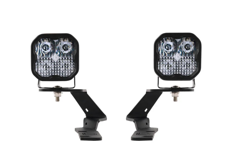 Diode Dynamics 19-21 Ford Ranger Sport SS3 LED Ditch Light Kit - White Combo - Main Product View