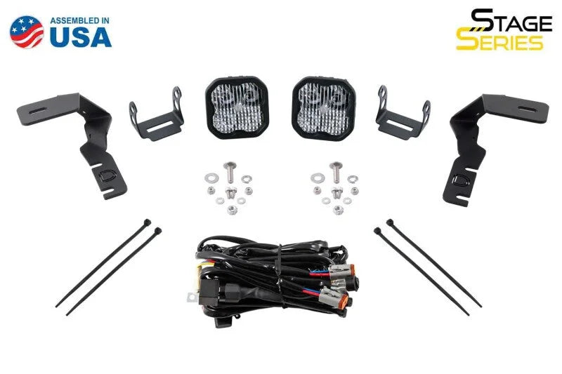 Diode Dynamics 19-21 Ford Ranger Sport SS3 LED Ditch Light Kit - White Combo - Additional View 9