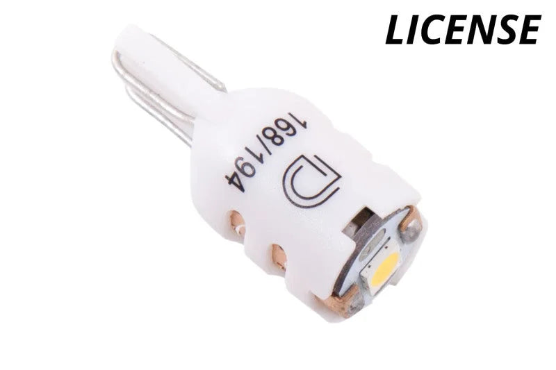 Diode Dynamics 194 LED Bulb HP3 LED Natural - White Short (Single) - Back View