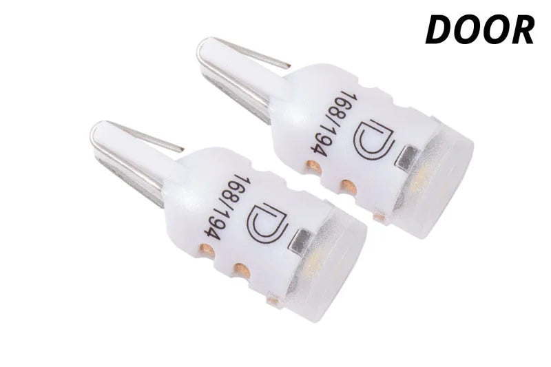 Diode Dynamics 194 LED Bulb HP5 LED - Amber Short (Pair) - Side View