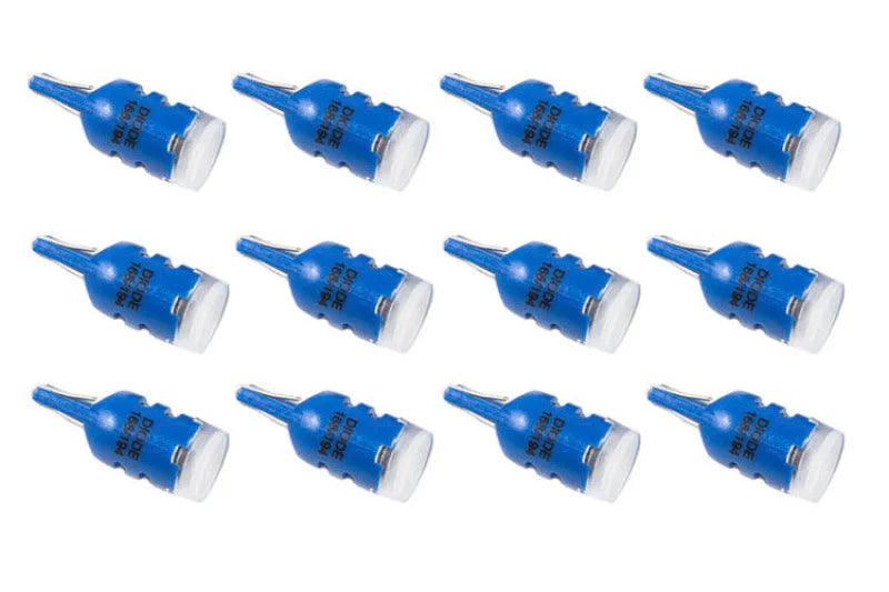 Diode Dynamics 194 LED Bulb HP5 LED - Blue Set of 12 - Main Product View
