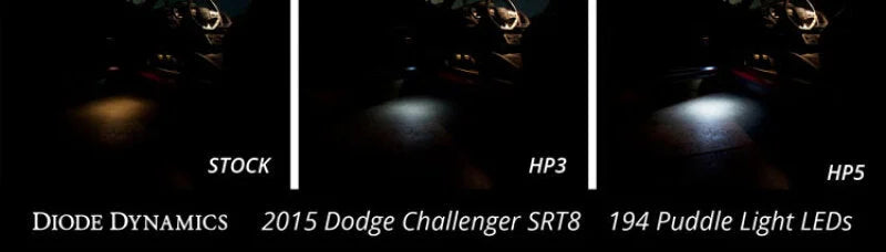 Diode Dynamics 194 LED Bulb HP5 LED - Blue Short (Pair) - Installation View
