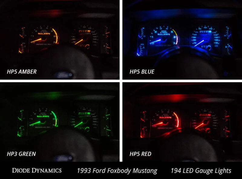 Diode Dynamics 194 LED Bulb HP5 LED - Cool - White Set of 12 - Installation View