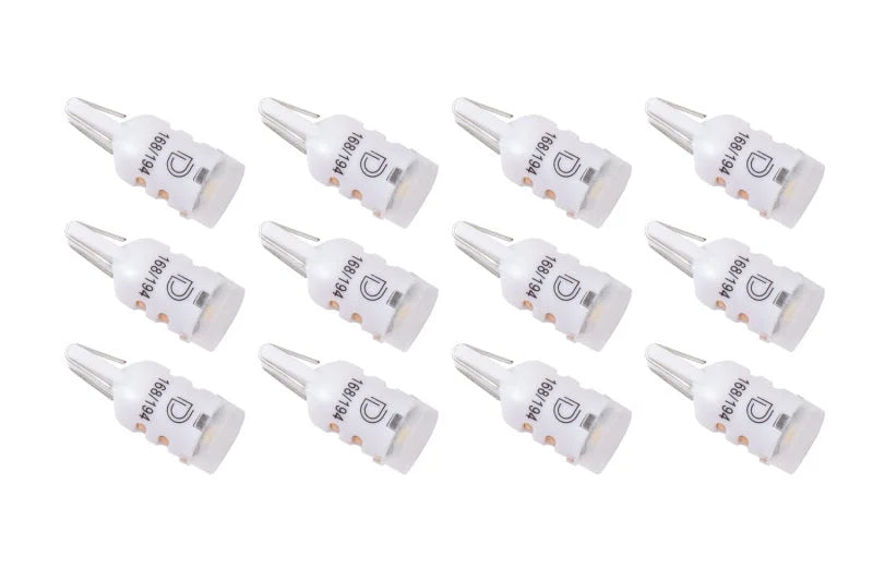 Diode Dynamics 194 LED Bulb HP5 LED Natural - White Set of 12 - Main Product View