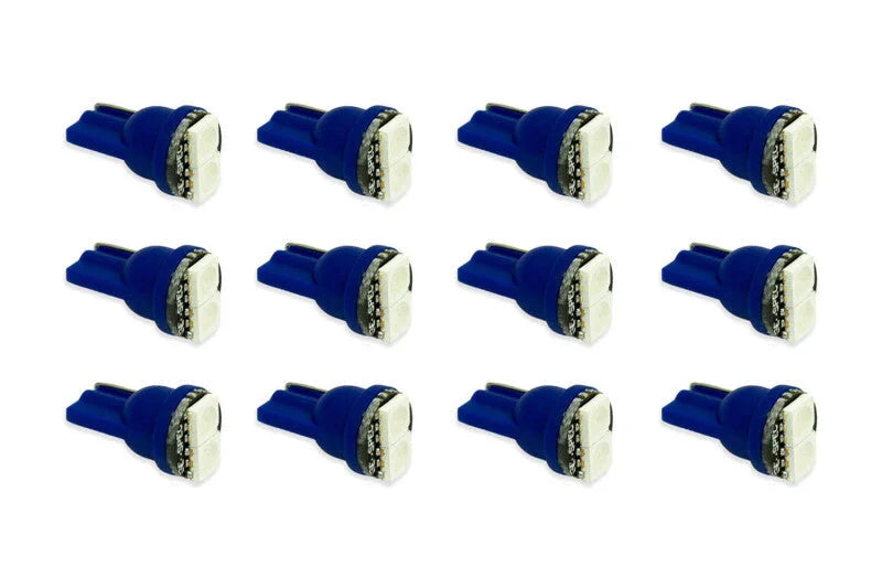 Diode Dynamics 194 LED Bulb SMD2 LED - Blue Set of 12 - Main Product View