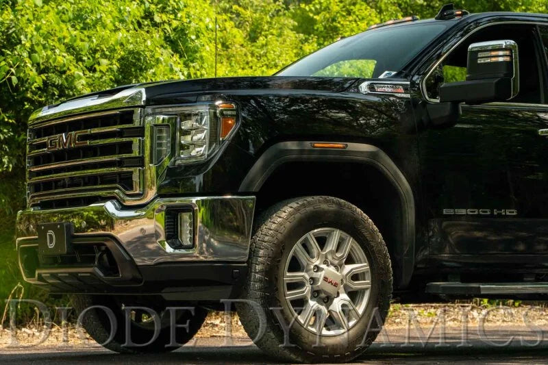 Diode Dynamics 20-21 Sierra 2500/3500 LED Sidemarkers HD Smoked Set - Additional View 7