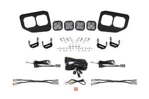 Diode Dynamics 20-22 Ford F-250/F-35/F-450/F-550 Super Duty SS3 Fog Pocket Kit - Main Product View