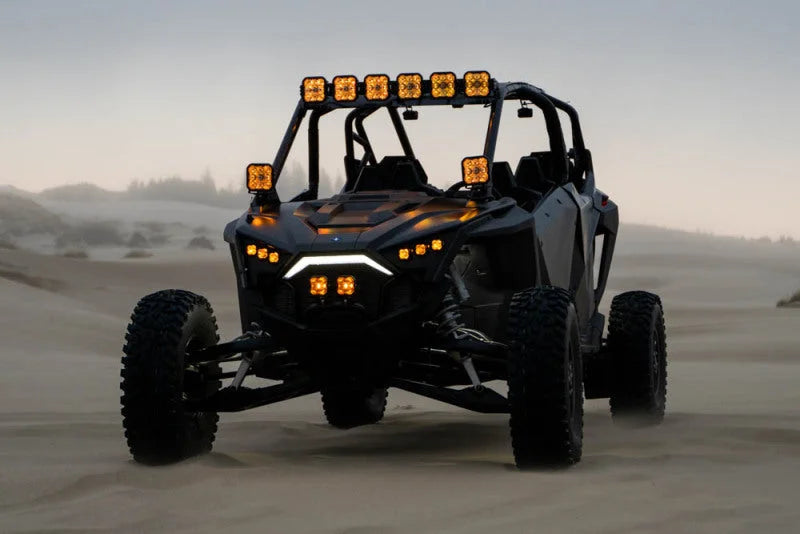 Diode Dynamics 20-Present Polaris RZR A-Pillar LED Pod Kit SS3 Pro - Yellow Combo - Additional View 7