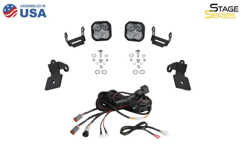 Diode Dynamics 20-Present Polaris RZR A-Pillar LED Pod Kit SS5 Pro - White Combo - Additional View 5