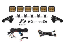Load image into Gallery viewer, Diode Dynamics 20-Present Polaris RZR SS5 Pro CrossLink Roof - Yellow Combo Lightbar Kit - Main Product View
