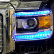 Load image into Gallery viewer, Diode Dynamics 2014-2016 GMC Sierra RGBW DRL LED Boards - Installation View
