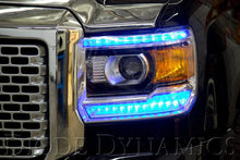 Load image into Gallery viewer, Diode Dynamics 2014-2016 GMC Sierra RGBW DRL LED Boards - Installation View
