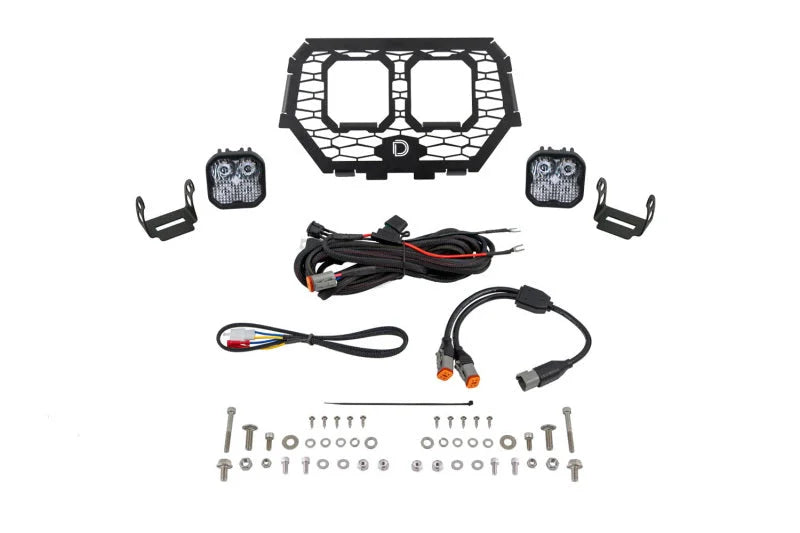 Diode Dynamics 2014-2018 Polaris RZR XP Stage Series LED Grille Kit - Pro White Combo - Main Product View