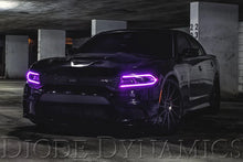 Load image into Gallery viewer, Diode Dynamics 2015-2018 Dodge Charger RGBW DRL LED Boards - Back View