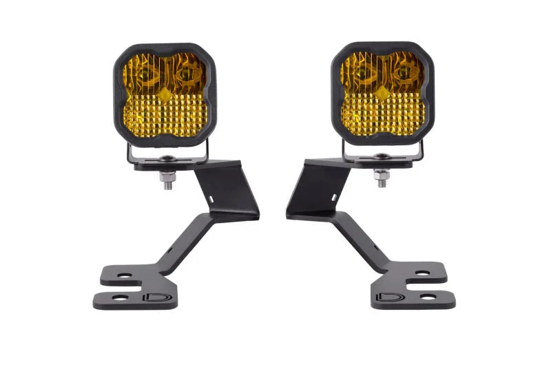 Diode Dynamics 2021 Ford Bronco SS3 LED Ditch Light Kit - Sport Yellow Pro Combo - Main Product View