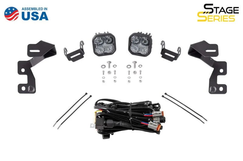 Diode Dynamics 2021 Ford Bronco SS3 LED Ditch Light Kit - Sport Yellow Pro Combo - Additional View 7