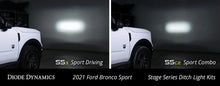 Load image into Gallery viewer, Diode Dynamics 2021 Ford Bronco Sport Ditch Light Brackets - Installation View