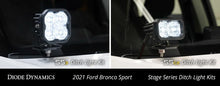 Load image into Gallery viewer, Diode Dynamics 2021 Ford Bronco Sport SS3 LED Ditch Light Kit - Pro White Combo - Additional View 7