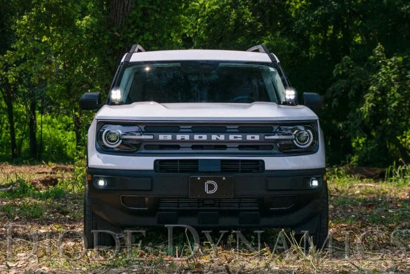 Diode Dynamics 2021 Ford Bronco Sport SS3 LED Ditch Light Kit - Sport Yellow Combo - Additional View 9