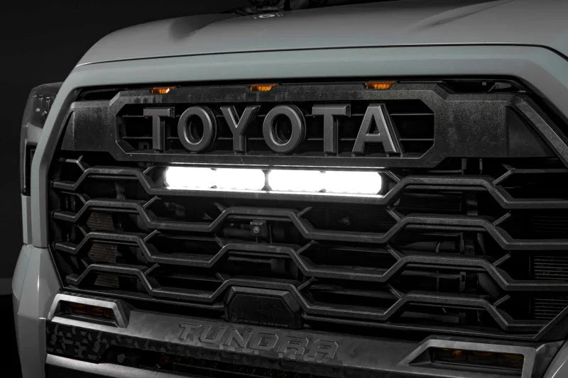 Diode Dynamics 2022-2026 Toyota Tundra Pro Grille SS20 Pro LED Kit White Combo 6000K - Side View