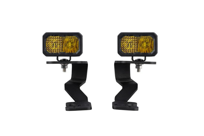 Diode Dynamics 2022 Toyota Tundra C2 Sport Stage Series Ditch Light Kit - Yellow Combo - Main Product View