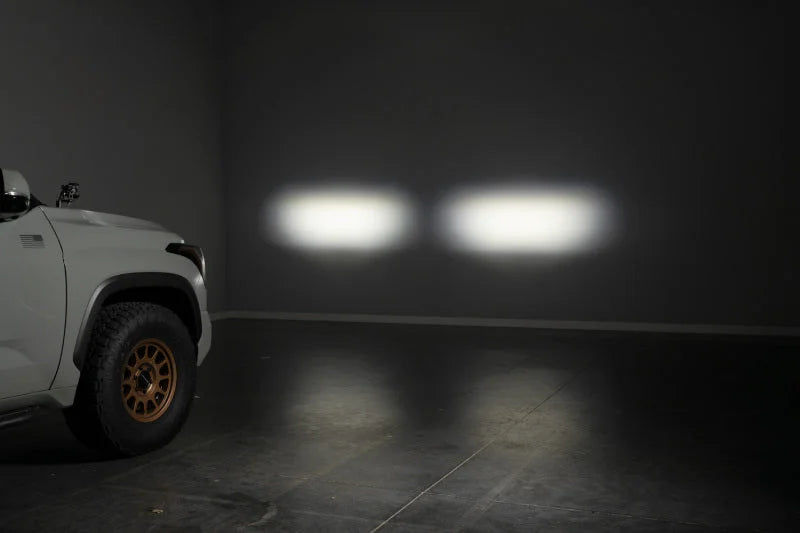 Diode Dynamics 2022 Toyota Tundra SS3 Pro Stage Series Ditch Light Kit - Yellow Combo - Back View