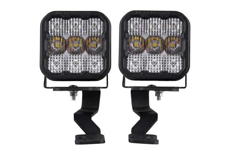 Diode Dynamics 2022 Toyota Tundra SS5 Pro Stage Series Ditch Light Kit - White Combo - Main Product View