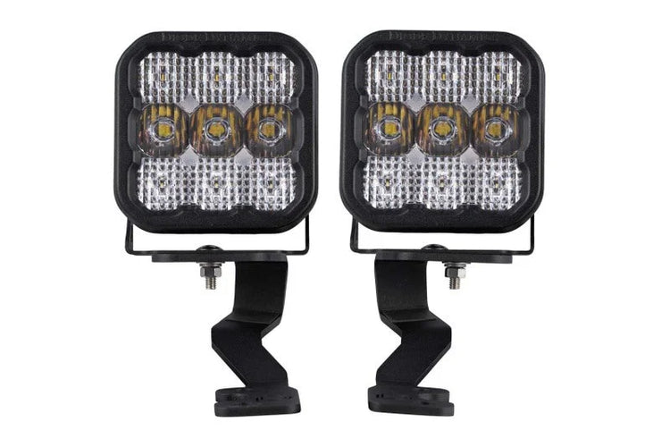 Diode Dynamics 2022 Toyota Tundra SS5 Sport Stage Series Ditch Light Kit - White Combo - Main Product View