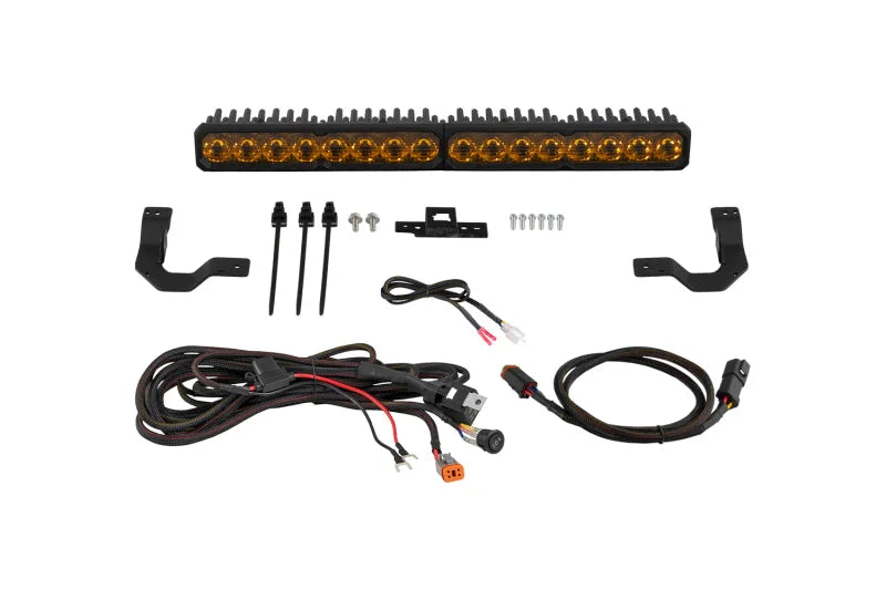 Diode Dynamics 2024-2026 Toyota Tacoma TRD Grille Lightbar SS20 Sport Yellow Driving 3000K - Main Product View
