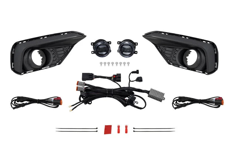 Diode Dynamics 2024 Ford Mustang EcoBoost Elite Series Add-On Fog Lamp Kit White - Main Product View