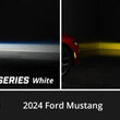 Load image into Gallery viewer, Diode Dynamics 2024 Ford Mustang EcoBoost Elite Series Add-On Fog Lamp Kit Yellow - Back View