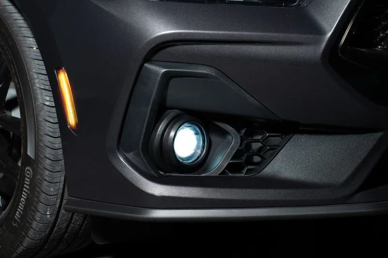 Diode Dynamics 2024 Ford Mustang GT Elite Series Add-On Fog Lamp Kit White - Installation View